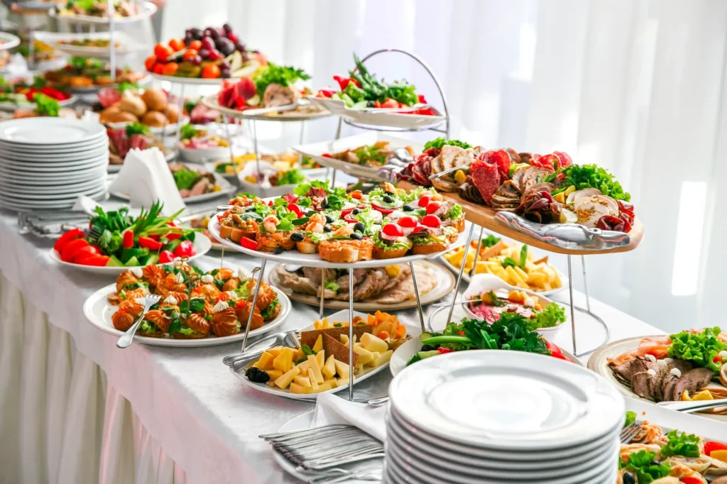Beurre catering-herkkupöytä
